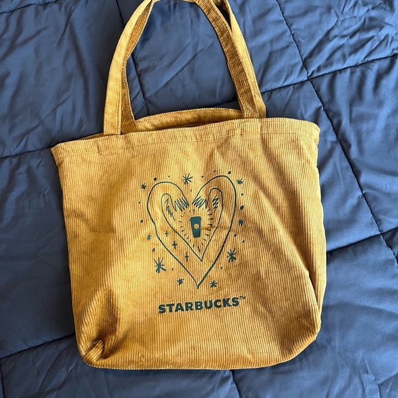 Starbucks Velvet Tote Bag - Picture 1 of 7